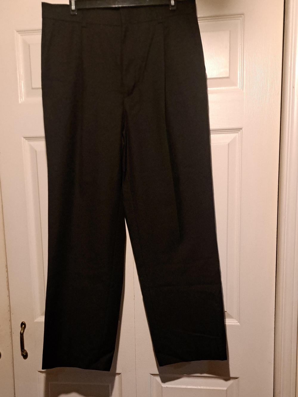 T.Y.M Men's Black Dress Pants - Classic Straight Fit Beautiful like new